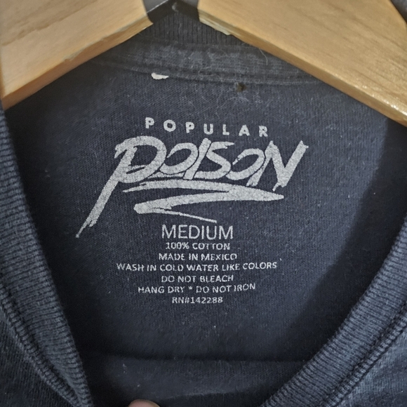 Popular Poison Beatles Style Drake Graphic Tee Size Medium - Picture 2 of 7